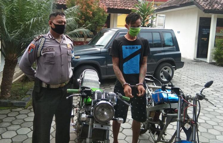 Kenalan dalam Penjara, 2 Residivis Gasak Motor di Sleman