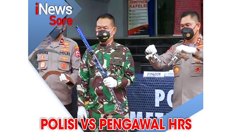 iNews Sore Senin Pukul 16.00: Polisi vs Pengawal HRS, 6 Tewas