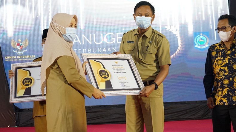 Kota Mataram Pertahankan Predikat sebagai Badan Publik Informatif