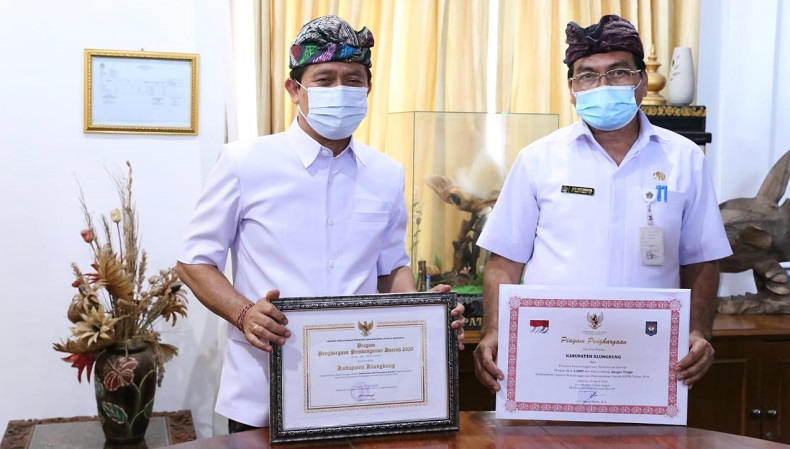 Pemkab Klungkung Raih Prestasi Kinerja Sangat Tinggi dari Kemendagri