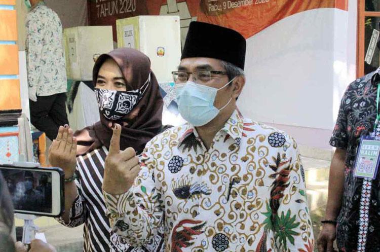 Pasangan Abdul Halim-Joko Purnomo Klaim Menangkan Pilkada Bantul, Noto: Tunggu Hasil Rekapitulasi KPU 