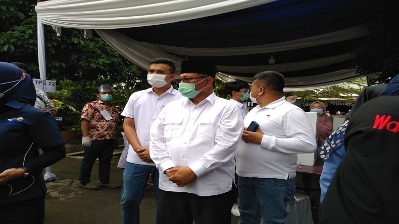 Gunakan Hak Pilih di TPS 22, Akhyar Nasution Yakin Menang