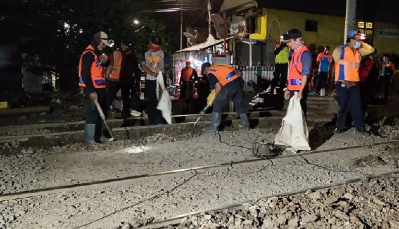 Cegah Kecelakaan, Perlintasan Liar di Stasiun Kramat-Pondokjati Ditutup