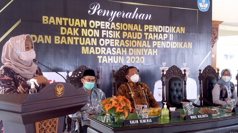 Pemkot Mojokerto Kucurkan Rp260 Juta untuk Biaya Operasional Paud dan Madin 