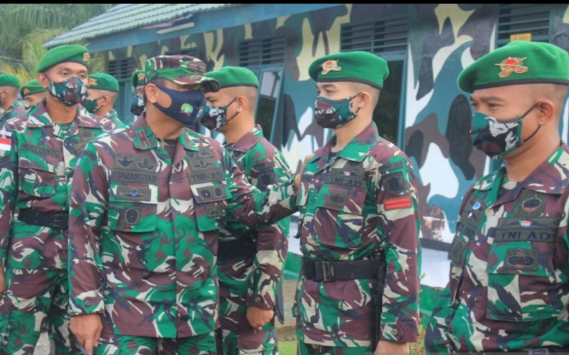 Danrem Antasari Pastikan Situasi Perbatasan RI-Malaysia di Nunukan Kondusif 