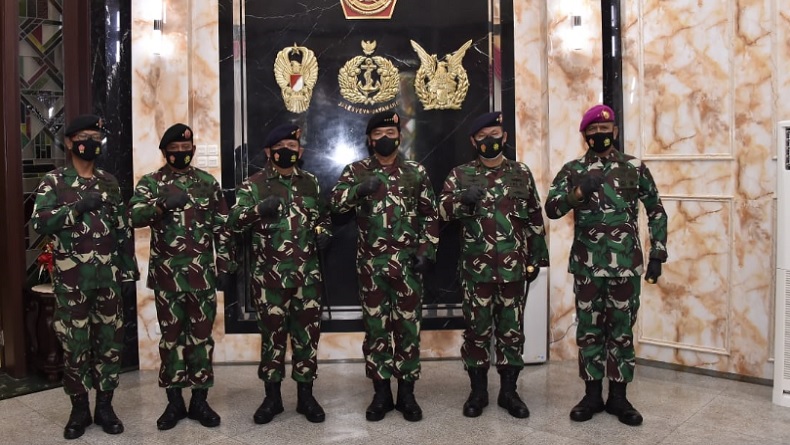 Lima Jenderal TNI Naik Pangkat, Ini Daftarnya