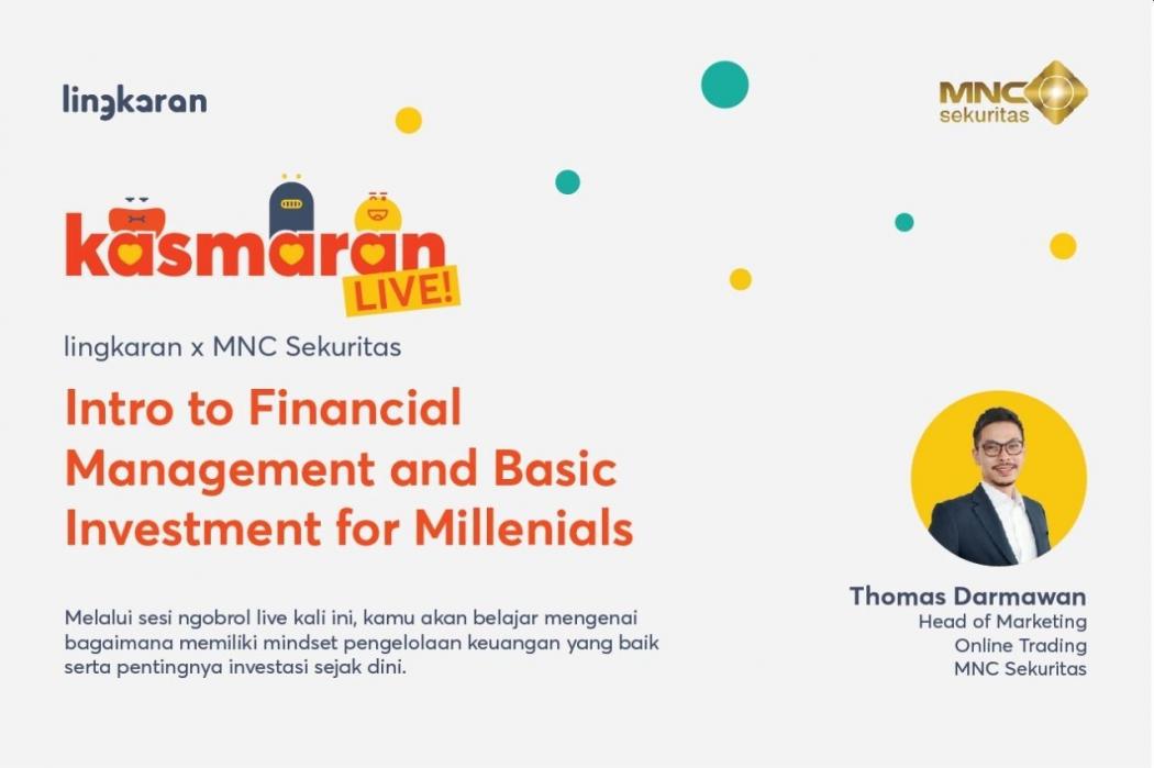 Instagram Live MNC Sekuritas Kamis Pukul 18.30: Investasi untuk Pemula, Milenial Wajib Ikutan!