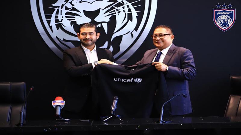 Keren! Johor Darul Ta'zim Tim ASEAN Pertama yang Kerja Sama dengan UNICEF