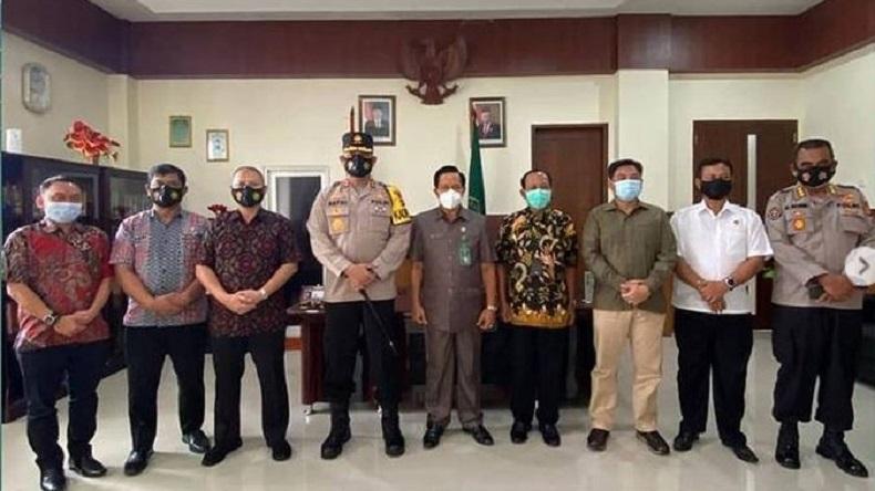 Jalin Sinergitas, Kapolda Maluku Sambangi Pengadilan Tinggi di Kota Ambon
