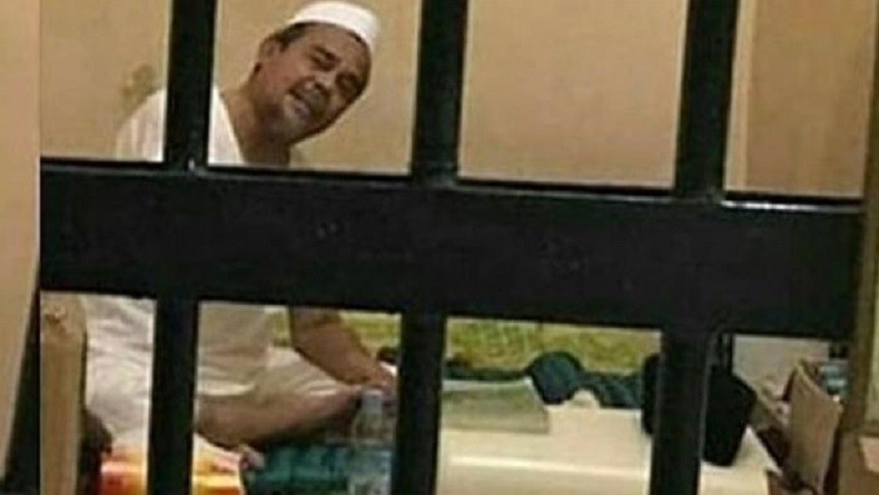 FPI Dilarang Pemerintah, Begini Reaksi Habib Rizieq dari Sel Tahanan
