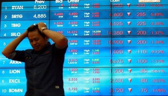 Turun 142 Poin, IHSG Terjun Bebas ke 6.023