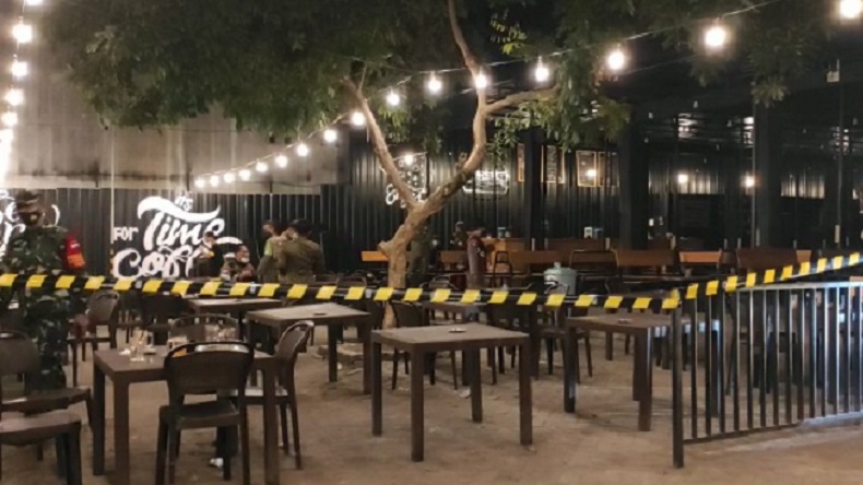 Tak Taat Prokes, 2 Kafe di Bandarlampung Disegel 3 Hari