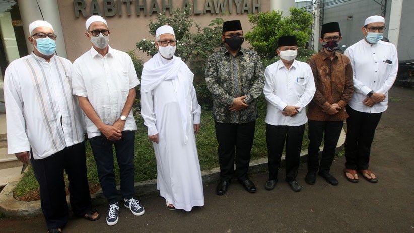 Silaturahmi ke Rabithah Alawiyah, Menag Yaqut Didoakan dan Direstui Habaib