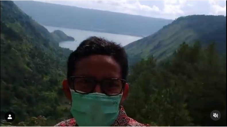 Sandiaga Uno Puji Keindahan Danau Toba, Sebut Tak Kalah dengan Swiss