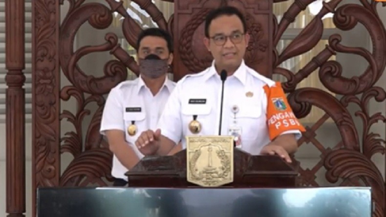 Rekor Sehari 577 Positif Covid-19 di Jakarta, Ini Reaksi Anies