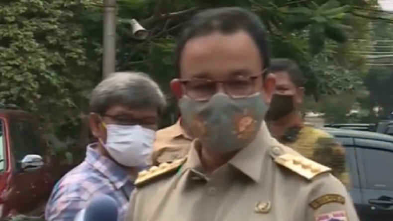 Bawa Map Hijau, Anies Penuhi Panggilan Polda Metro