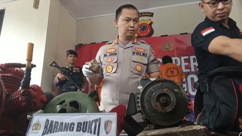130 Karung Berisi Batu Kandungan Emas Disita dari Lokasi Tambang Ilegal di Bogor