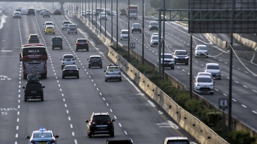 Contraflow Tol Japek Diberlakukan dari KM 55 hingga KM 65 Sore Ini