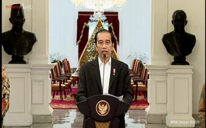 Presiden Jokowi Beri Sambutan di Harlah Ke-95 NU