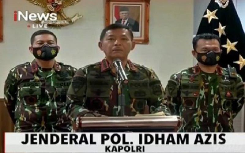 Kapolri Jenderal Idham Azis: Perayaan Malam Tahun Baru Berjalan Lancar