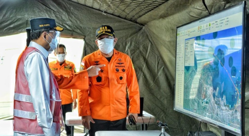 Menhub: Tim Gabungan Temukan Kepingan Pesawat Sriwijaya 
