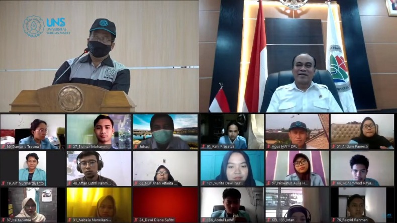 Disaksikan Wamendes PDTT,  UNS Lepas 1.444 Mahasiswa KKN 