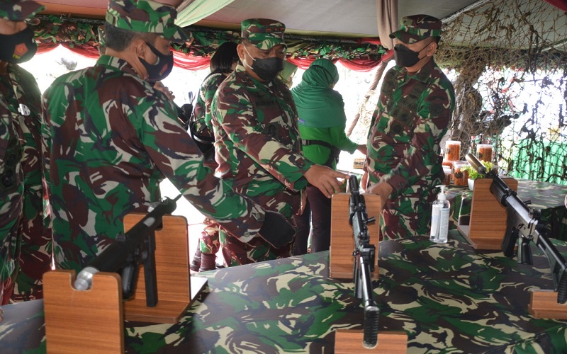 Paldam III/Siliwangi Persembahkan Peredam Suara Senapan Ringan dan Berat untuk TNI