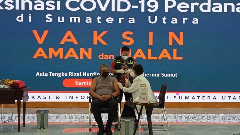 Jadi Orang Kedua Divaksin Covid-19, Ini Kata Kapolda Sumut