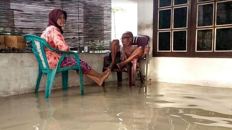 Tanggul Sungai Bah Hapal Jebol, 6 Desa di Batubara Terendam Banjir