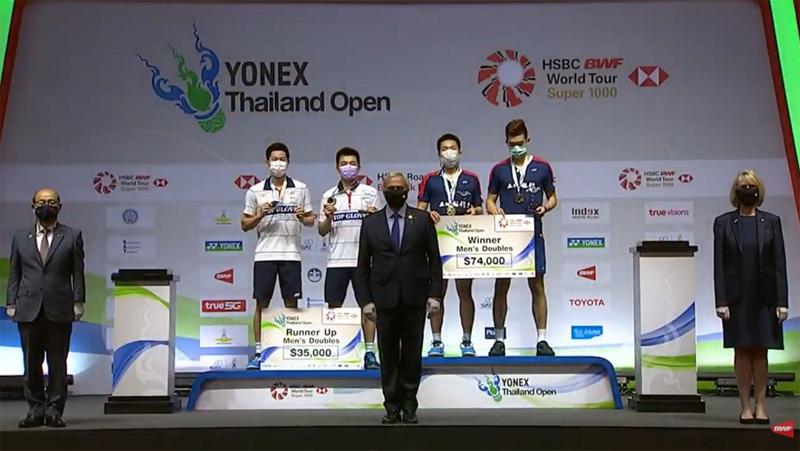 Lee Yang/Wang Chi Lin Juara Thailand Open 2021 usai Libas Wakil Malaysia