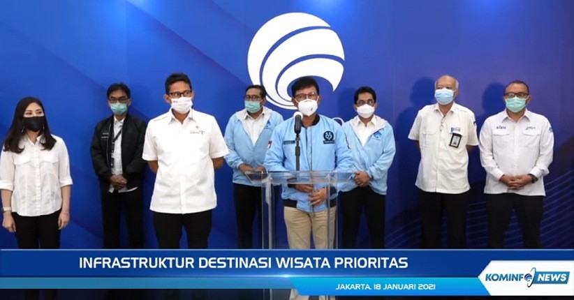 Kemenparekraf Gandeng Kominfo Perkuat Infrastruktur Jaringan di Destinasi Super Prioritas