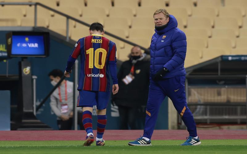 Lionel Messi Kartu Merah, Ronald Koeman Bilang Begini