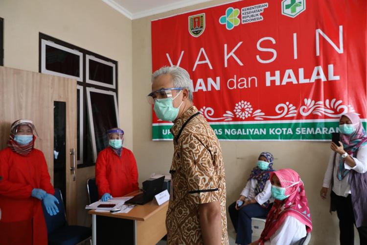 Cakupan Vaksinasi Jateng yang Tinggi Dapat Apresiasi Mendagri dan Menkes