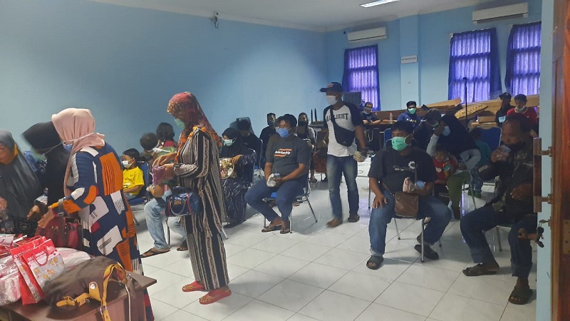38 Warga Lamongan, Korban Gempa Mamuju Tiba di Kampung Halaman