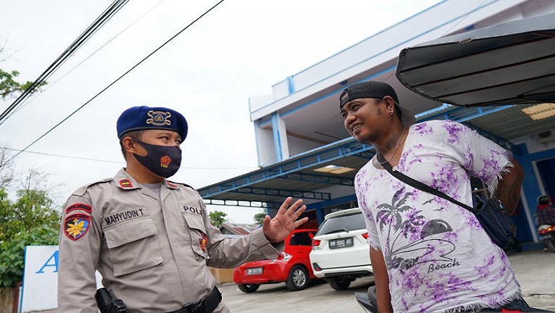 Tim Gabungan Gelar Operasi Yustisi Protokol Kesehatan di Gorontalo, Pelanggar Disuruh Mengaji