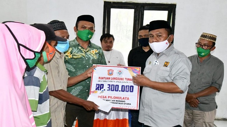 Bantu Masyarakat Terdampak Covid-19, Penyaluran BLT-DD Gorontalo Utara Dipercepat 