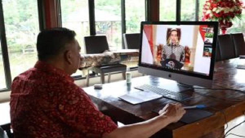 Jokowi Buka Sidang MPL PGI, Gubernur Olly: Terima Kasih Pak Presiden