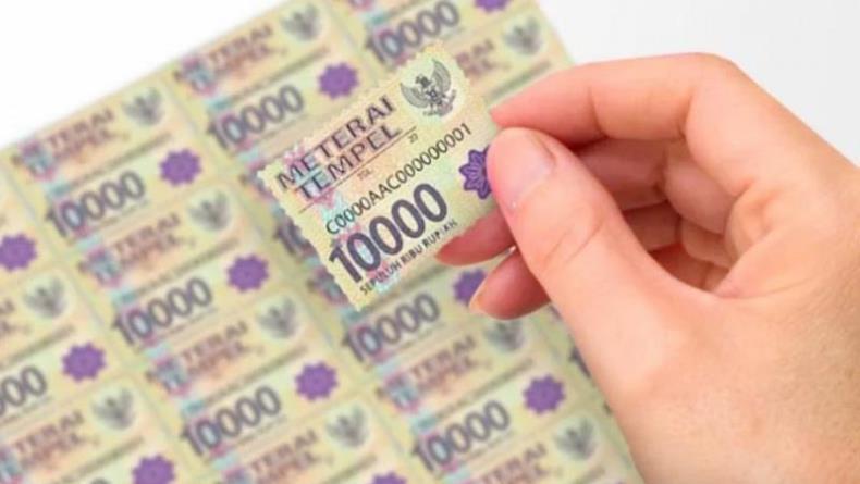 Meterai Baru Rp10.000 Langsung Dipalsukan, Ini Kata DJP