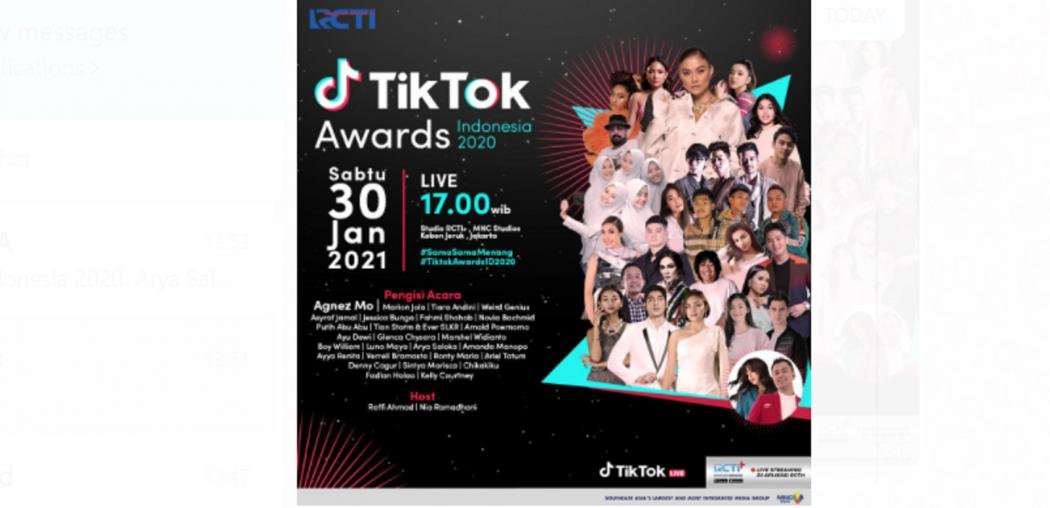 TikTok Awards Indonesia 2020: Arya Saloka Pindah Lokasi Syuting?