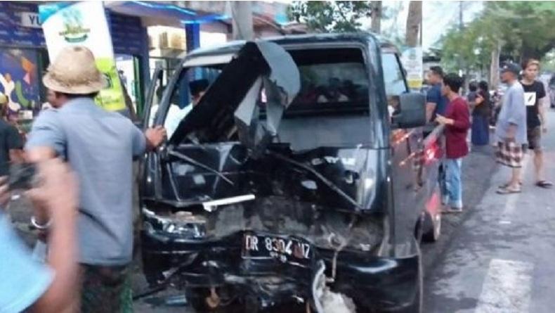 Kecelakaan Maut Pikap Tabrak Motor di Lombok Tengah, 2 Tewas