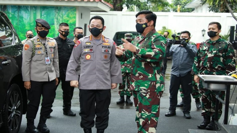 Bahas Covid dan Pemulihan Ekonomi, TNI-Polri Gelar Rapim di Mabes Polri
