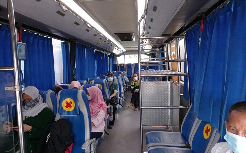 Sempat Berhenti, Layanan Bus Alternatif bagi Penumpang KRL Kembali Dioperasikan