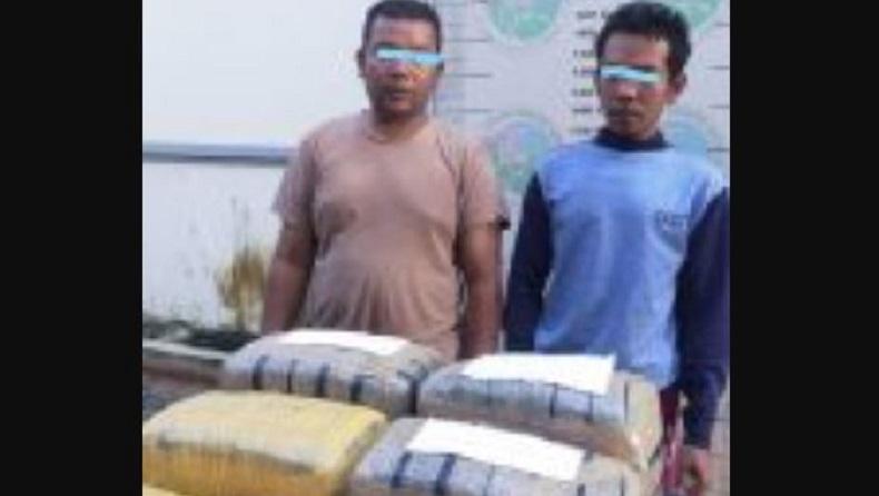 2 Kakak Adik di Aceh Tamiang Ditangkap karena Kasus Narkoba, Ganja 19,2 Kg Diamankan