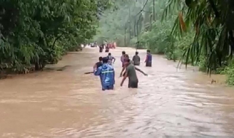 Diguyur Hujan Deras, Bengkayang Kembali Terendam Banjir 