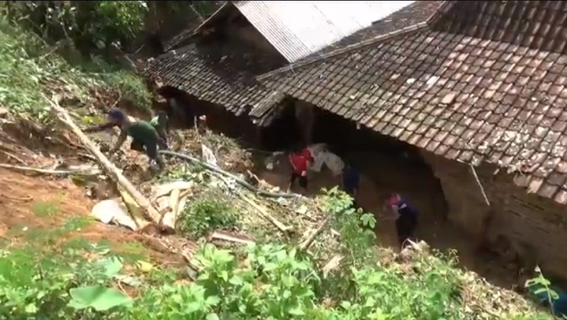 Longsor, 4 Rumah di Ponorogo Rusak Parah Tak Bisa Ditempati