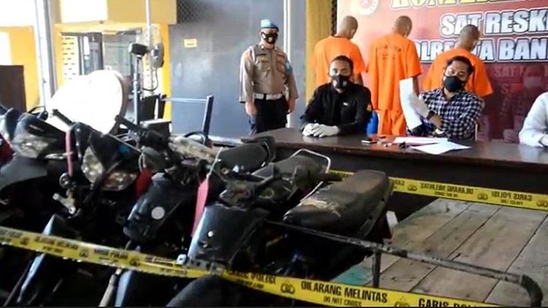 4 Maling Kendaraan Roda 2 dan Becak Motor di Banda Aceh Dibekuk, Beraksi di 17 Lokasi