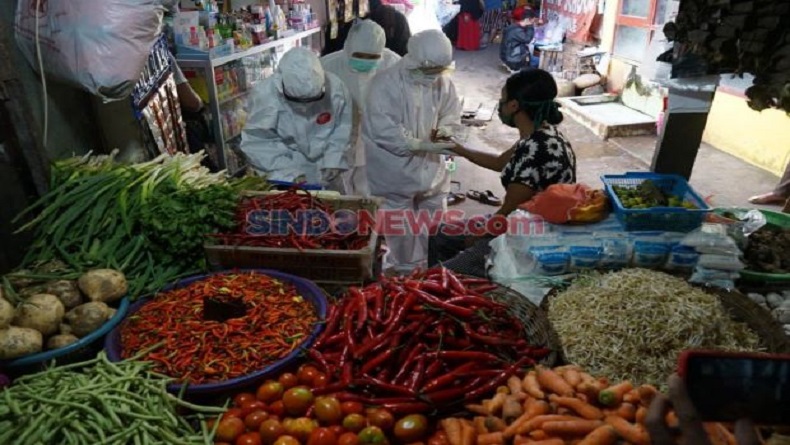 Tahap Kedua Vaksinasi Covid-19 di Tangsel Sasar 10.000 Pedagang Pasar Tradisional