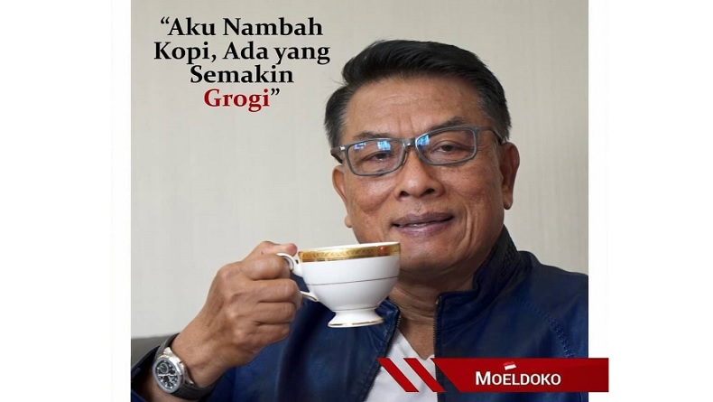 Sindir Demokrat, Moeldoko Kembali Unggah Gambar Ngopi: Ada yang Semakin Grogi