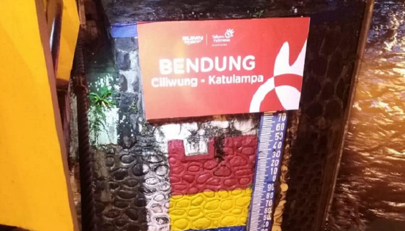 Hujan Deras Guyur Bogor sejak Kemarin, Tinggi Air Bendung Katulampa Normal