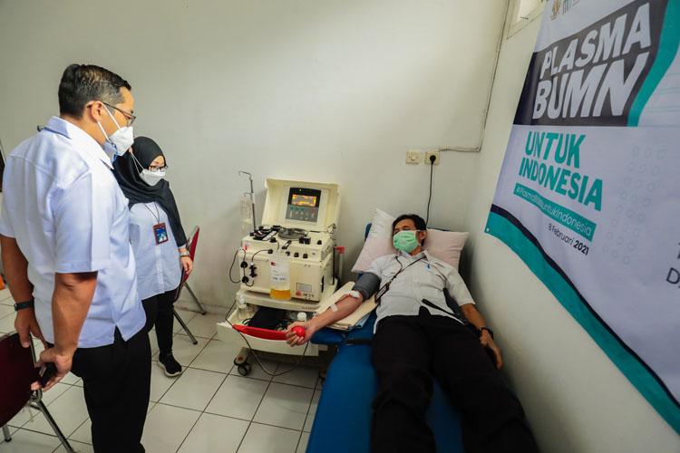 Gandeng PMI Kota Yogyakarta, Satgas Bencana Ajak Pegawai BUMN Donorkan Plasma Konvalesen 
